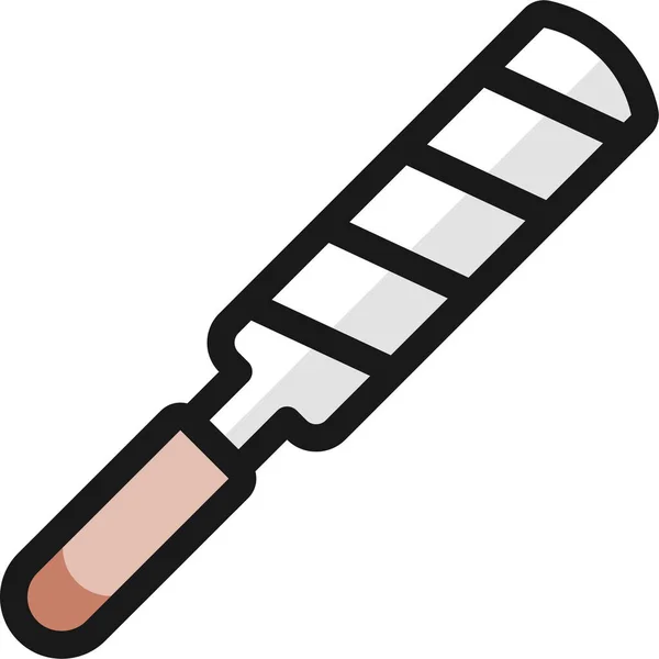 Ferramentas Ícone Espátula Paleta Estilo Filledoutline —  Vetores de Stock