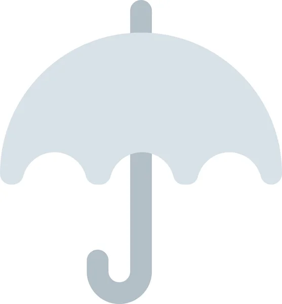 Forecast Insurance Protection Icon Flat Style — Stock Vector