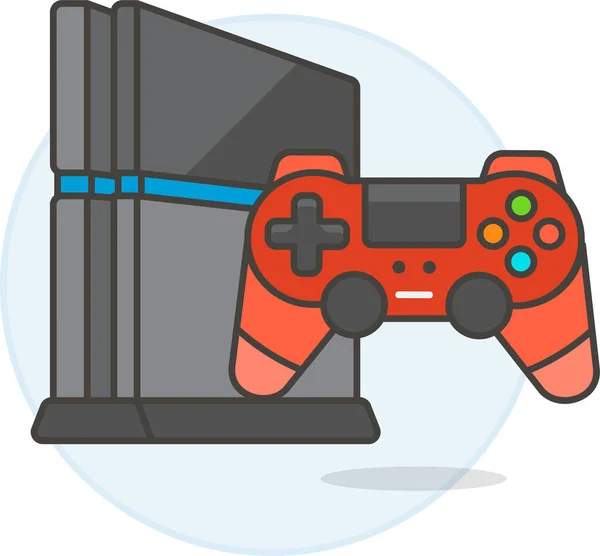 Consolas Controlador Icono Juego Categoría Gamesgaming — Archivo Imágenes Vectoriales