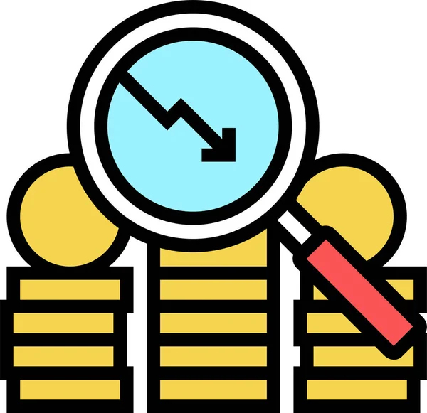 Wereld Munt Infographic Icoon — Stockvector