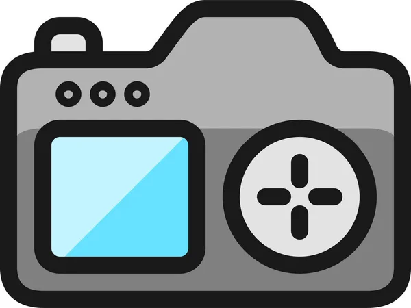 Camera Display Filledoutline Icon Filledoutline Style — Stock Vector