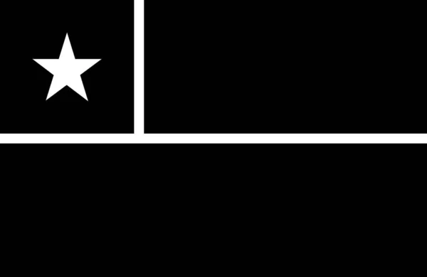 Ícone Bandeira País Chile Estilo Sólido — Vetor de Stock