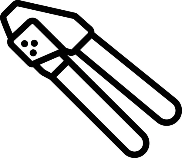 Ausrüstung Knoblauch Küche Symbol — Stockvektor