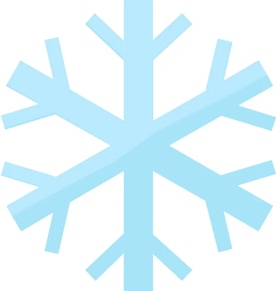 Air Conditioning Cold Ice Icon Flat Style — Stock Vector
