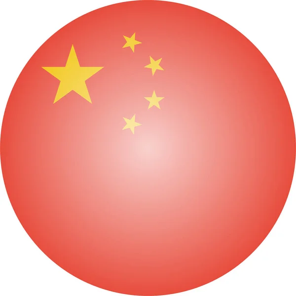 Chine Icône Pays Chinois Dans Style Isométrique — Image vectorielle