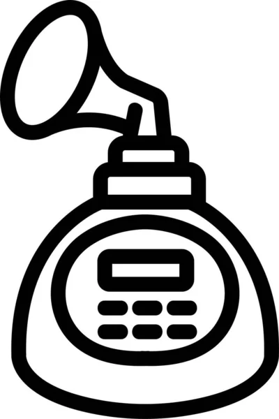 Automatisch Borstbekerpictogram — Stockvector