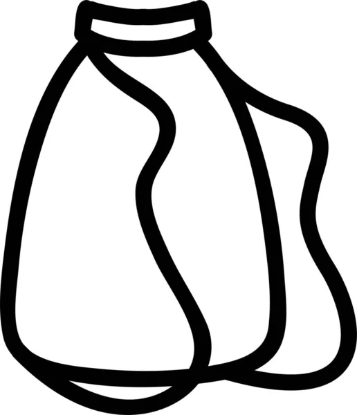 Mochila Bolsa Lazo Icono — Vector de stock