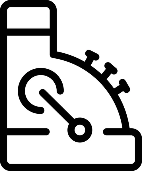 Icona Del Registro Cassa Stile Contorno — Vettoriale Stock