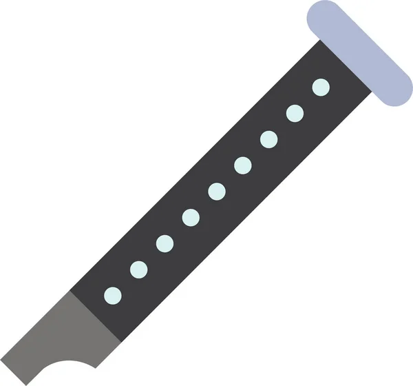 Ícone Instrumento Flauta Áudio — Vetor de Stock