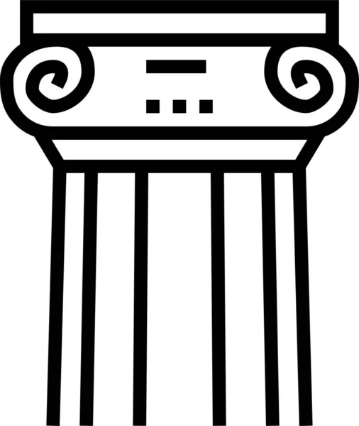 Иконка Построения Колонки — стоковый вектор