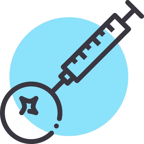 Dna Gen Gmo Icono Estilo Esquema — Vector de stock