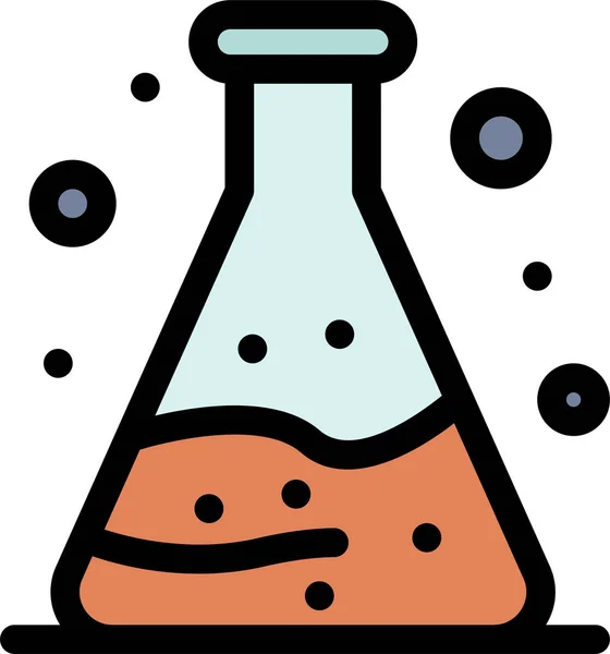 Contaminación Tubo Residuo Icono — Vector de stock