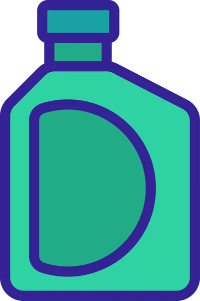 Icono Manija Líquido Botella — Vector de stock