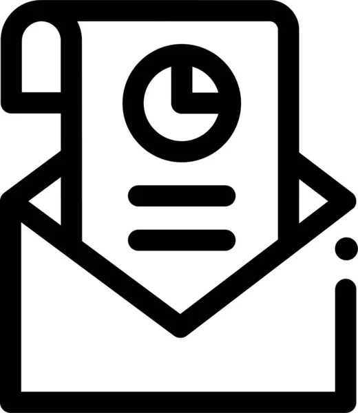 Иконка Сообщения Электронной Почты — стоковый вектор