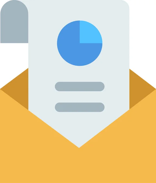 Kommunikation Mail Newsletter Symbol — Stockvektor