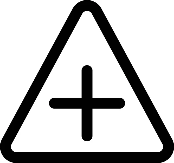 Wegweiser Symbol Umrissstil — Stockvektor