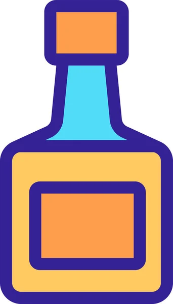 Messung Von Flaschenetiketten — Stockvektor