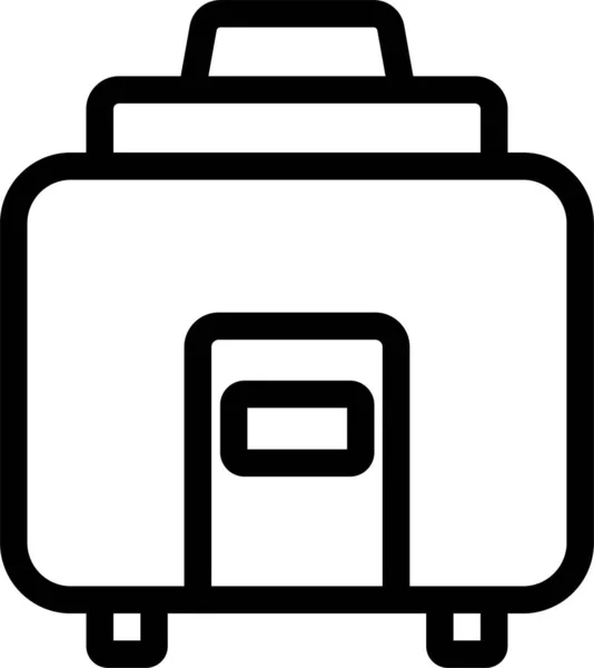 Icône Matériel Batterie Cuisine — Image vectorielle