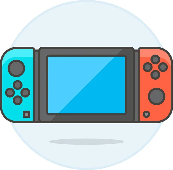 Analog Consoles Controller Icon Gamesgaming Category — Stock Vector