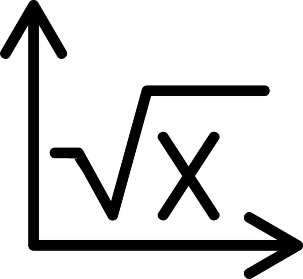 科学研究领域的教育方程式图标 — 图库矢量图片