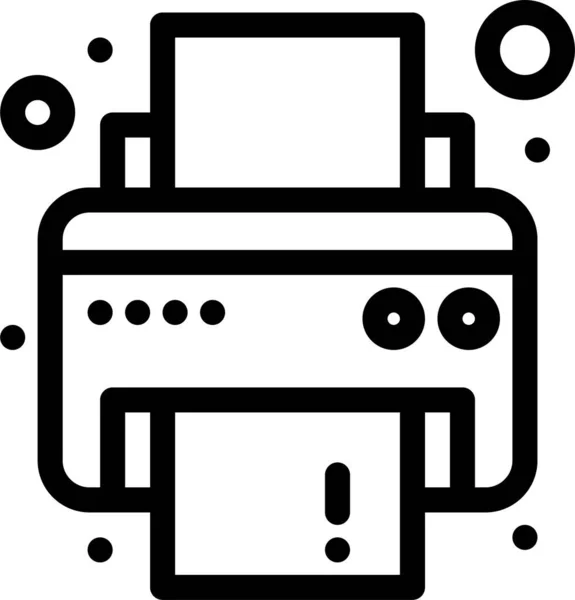Ikon Pencetak Perangkat - Stok Vektor