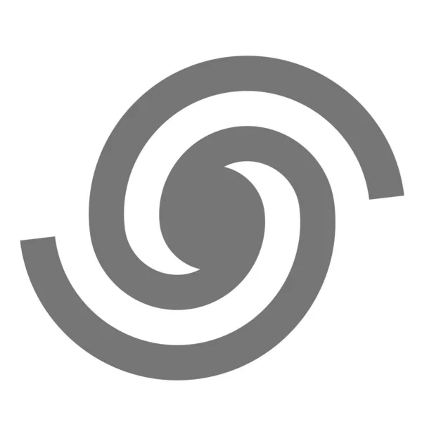 Blackhole Space Swirl Icon Umrissstil — Stockvektor