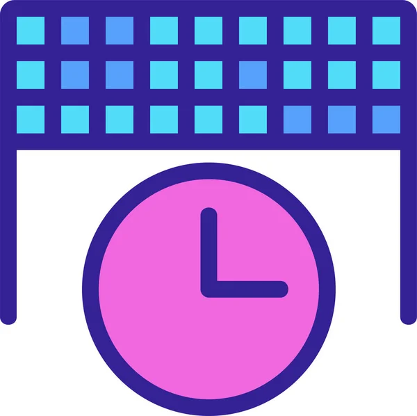 Ícone Gerenciamento Prazo Relógio Categoria Signsymbol — Vetor de Stock