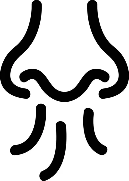 Aroma Kontur Geruch Symbol — Stockvektor
