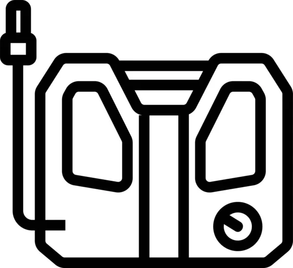 空气压缩机装置图标 — 图库矢量图片