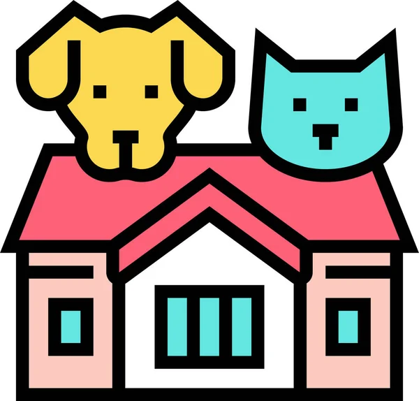 Animal Cat Dog Icon — Stock Vector