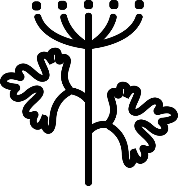 Икона Кориандра — стоковый вектор