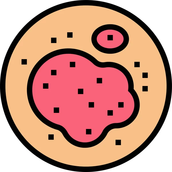 Ziektesymptoom Chronisch Icoon — Stockvector