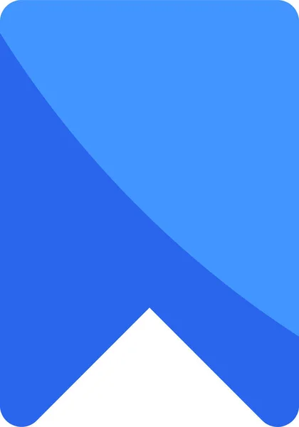 App Lesezeichen Lieblings Symbol Flachen Stil — Stockvektor