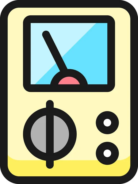 Equipment Pressure Measure Icon Filledoutline Style — 스톡 벡터