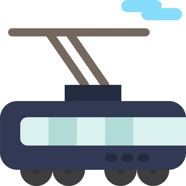 Inteligente Icono Del Tren Inteligente — Vector de stock