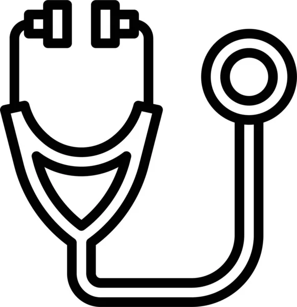 Ikona Zdravotní Péče Lékaře — Stockový vektor