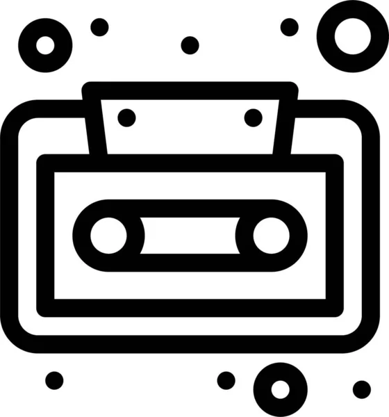 Иконка Аудиокассеты Категории Artsmultimedia — стоковый вектор