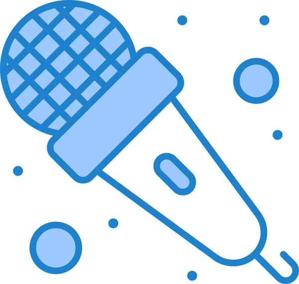 Ikona Mikrofonu Audio — Wektor stockowy