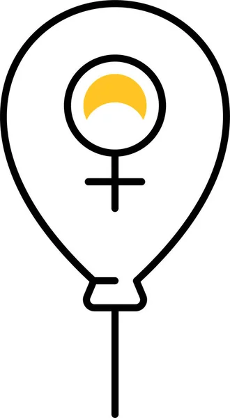 Frauenparade Weibliche Ikone — Stockvektor