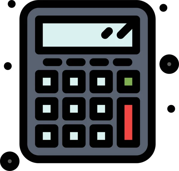 Terug Berekenen Calculator Pictogram — Stockvector