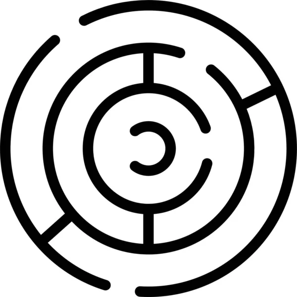Круговая Иконка Другого Направления — стоковый вектор