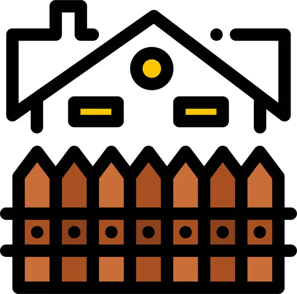 Apartment Building Construction Icon — Stock Vector