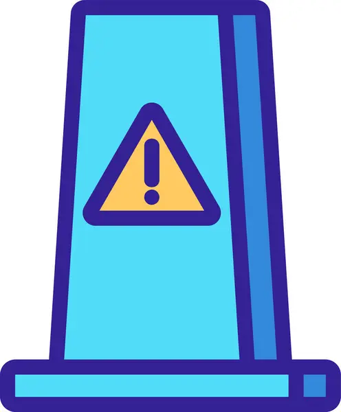 Accident Caution Fall Icon — Stock Vector