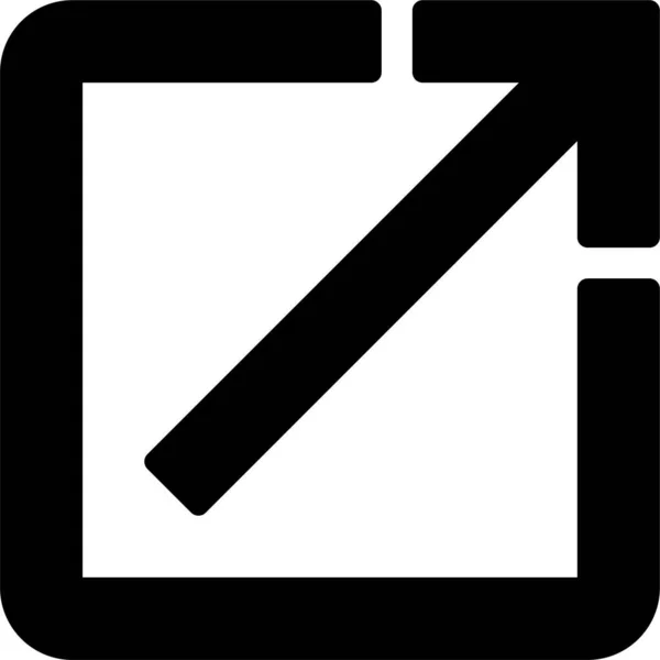 Export Pfeil Symbol Teilen — Stockvektor