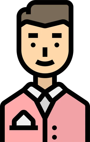 Marido Boda Rellenesbozo Icono Estilo Filledoutline — Vector de stock