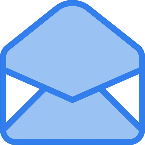 Icône Interface Enveloppe Mail Dans Style Filledoutline — Image vectorielle