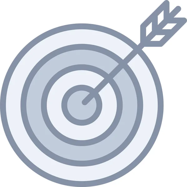Іконка Бізнесу Стрілкою Стрілок Стилі Заповненої Лінії — стоковий вектор