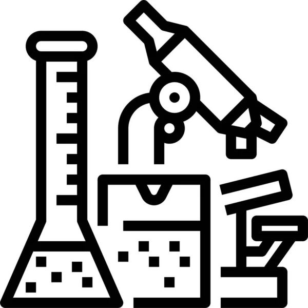 Ikone Der Chemischen Bildung — Stockvektor