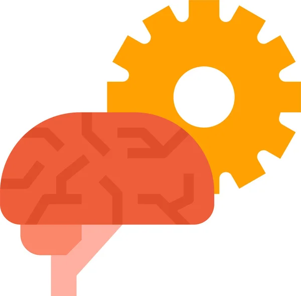 Иконка Управления Изменениями Мозга — стоковый вектор