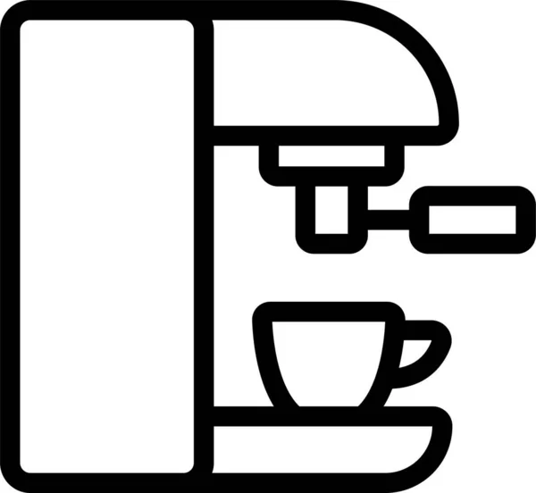 Capsule Koffieapparaat Pictogram — Stockvector